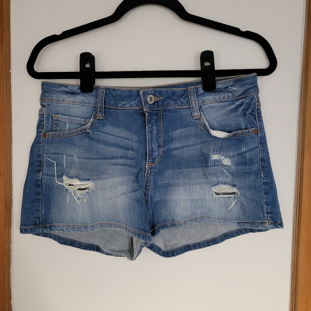 Arizona Distressed Jean Shorts